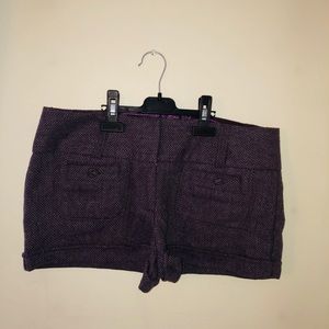 Chevron patterned shorts